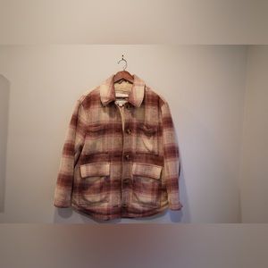 American Eagle lined flannel jacket